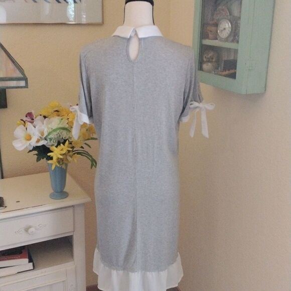 Misia Gray Knit Dress - Picture 6 of 12